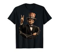 American Inside Funny Abraham Lincoln demostró Que Estados Camiseta