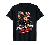 American Inside Funny Abraham Lincoln demostró Que Estados Camiseta