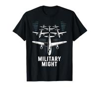 American Jets Cool Military Aircraft Artwork Men Boys Camiseta