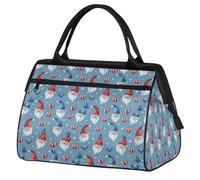 American July 4th Gnomes - Bolsa de viaje para mujeres, hombres, niños y niñas, fin de semana, bolsa de viaje de 24 L para deportes, gimnasio, yoga, color, Big, Organizador de bolsas