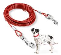 American Kennel Club AKC Cable de Amarre de Acero Resistente para Perros