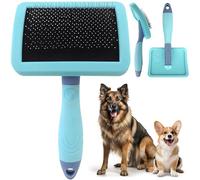 American Kennel Club AKC - Cepillo para Perro con Puntas recubiertas para desenredar Suavemente, Elimina eficazmente el Pelo Suelto y Reduce la caída