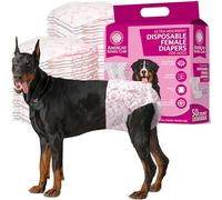American Kennel Club Pañales desechables con indicador de humedad, tamaño grande, 50 unidades