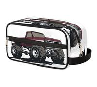 American Monster Truck - Bolsa de maquillaje de coche para mujeres, hombres, niños, niñas, niños, bolsa de lavado, bolsa de viaje, artículos de aseo personal, organizador de cosméticos, bolsa de