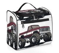 American Monster Truck - Bolsa de maquillaje de viaje para mujeres, hombres, niñas y niños, 11.2 L, bolsa de aseo colgante, organizador de cosméticos, bolsas de ducha, color, XL, Organizador de bolsas