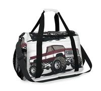 American Monster Truck - Bolsa de viaje de viaje para niñas, niños, mujeres y hombres, bolsa de fin de semana, bolsa de hombro para viajes, deportes, gimnasio