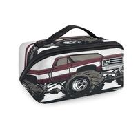 American Monster Truck - Bolsas de maquillaje de viaje para mujeres, hombres, niñas, niños, bolsa de lavado, bolsa de aseo portátil, organizador de artículos de tocador cosméticos