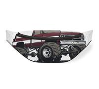 American Monster Truck - Riñonera para hombres, mujeres, niños, niñas, niños, niñas, deportes, senderismo, correr, bolsa de cinturón, color, M, Organizador de bolsas
