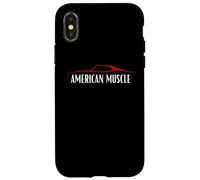 American Muscle Car Lover Vintage Classic Car Auto Mechanic Carcasa para iPhone X/XS