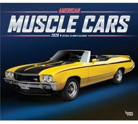 American Muscle Cars - Amerikanische Muskel-Autos 2026 - 16-Monatskalender im Deluxe-Format: Original BrownTrout-Kalender [Mehrsprachig] [Kalender]