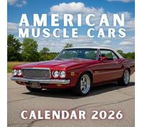 American Muscle Cars Calendar 2026: Classic Power & Performance