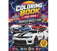 American Muscle Cars Coloring Book: Fun and Easy Car Coloring