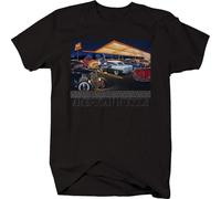 American Muscle - Hotrod Car Truck Drive-in Cruise T Shirt Black XXL