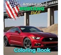 American Mustang Vol II Coloring Book (American Vehicle Garage Coloring Books)