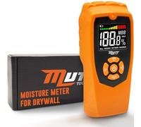 AMERICAN MUTT TOOLS Medidor de humedad sin pines | Medidor de humedad de madera no destructivo para paredes, paneles de yeso, madera y mampostería | Detector de humedad para paredes, medidor de