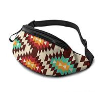 American Native Pattern Fanny Pack para Mujeres, Hombres, Moda, riñonera, riñonera con cinturón Ajustable para Viajes, Deportes al Aire Libre, Correr