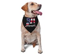 American Never Forget 911 Spring Dog Bandanas Boy Bulk Puppy Pañuelo Ajustable Triángulo Suave Baberos Accesorios para Perros Pequeños Medianos Grandes Gatos Blanco