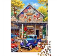 American Nostalgia Rompecabezas Rural Life 1000 Piezas de Papel Reciclado para Mujeres y Hombres Educativo y Desafiante 70x50cm/1000pcs