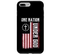 American One Nation Under God 4 de Julio Hombres Mujeres Niños Carcasa para iPhone 7 Plus/8 Plus