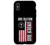 American One Nation Under God 4 de Julio Hombres Mujeres Niños Carcasa para iPhone X/XS