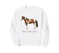 American Paint Horse Hermosa Ecuestre Sudadera