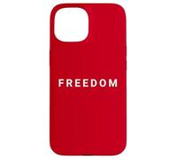 American Patriotic Minimal Design Freedom Carcasa para iPhone 15