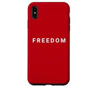 American Patriotic Minimal Design Freedom Carcasa para iPhone XS MAX