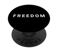 American Patriotic Minimal Design Freedom PopSockets PopGrip Adhesivo