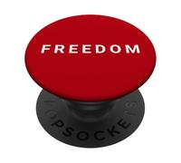 American Patriotic Minimal Design Freedom PopSockets PopGrip Adhesivo