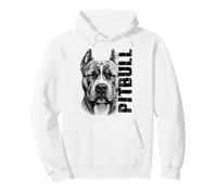 American Pitbull Terrier Dog Portrait Bullie Breed Design Sudadera con Capucha