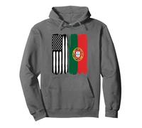 American Portugal Roots Pride Heart Hombres Mujeres Niños Sudadera con Capucha