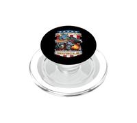 American Pride Classic Muscle Car, Dibujo Animado de los años Cincuenta PopSockets PopGrip para MagSafe
