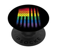 American Pride Flag Design PopSockets PopGrip Adhesivo