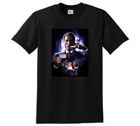 American Psycho T-Shirt Graphic tee Printed Top Mens Black Shirt XL