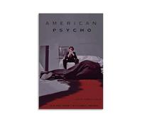 American PsychoArt Pintura decorativa impermeable y resistente a las manchas, sala de estar, estudio, cafetería, pintura de pared, instalación gratuita, fácil de limpiar, opción de regalo preferida