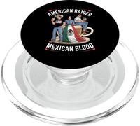 American Raised Mexican Blood Funny Heritage Mamá Mujeres Hombres PopSockets PopGrip para MagSafe