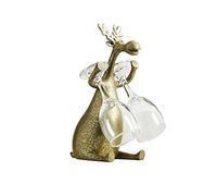 American Retro Creative Elk - Estante para vino, regalo de boda, gabinete de TV, sala de estar, decoración de gabinete de vino, adornos para vino