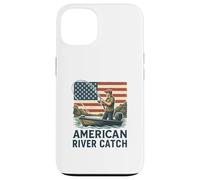 American River Angler Escena de Pesca Carcasa para iPhone 13