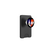 American Samoa and Canada Flags: Heart Shaped Unity PopSockets PopWallet para MagSafe