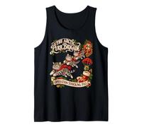 American Shorthair Cat Retro Christmas Airborne Mission Camiseta sin Mangas