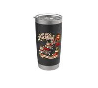 American Shorthair Cat Retro Christmas Airborne Mission Vaso térmico de acero inoxidable de doble pared