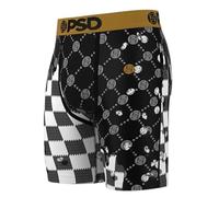 American Socks Boxer Check Drip PSD |Calzoncillos Hombre Boxer| Ropa Interior Hombre Transpirable| Estiramiento Cuatro Direcciones (FR/ES, Letras, L, Regular, Regular, Estándar, Check Drip)