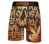 American Socks Boxer Playboy - Graffiti Luxe PSD| Calzoncillos Hombre Boxer con 7" de Entrepierna| Bolsa de Micromesh Transpirable (FR/ES, Letras, S, Regular, Regular, Graffiti)