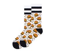 American Socks Calcetines 'Burger Mania' blanco 19-55 blanco