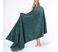 American Soft Linen - Toalla de baño Extragrande de 101,5 x 203 cm, Lujosa Toalla de algodón Turco Hilado de Primera Calidad de 650 g/m² de máxima suavidad y absorción - Azul Colonial