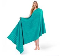 American Soft Linen - Toalla de baño Extragrande de 89 x 178 cm, Lujosa Toalla de algodón Turco de Primera Calidad de máxima suavidad y absorción - Azul Turquesa