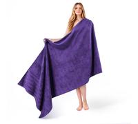 American Soft Linen - Toalla de baño Extragrande de 89 x 178 cm, Lujosa Toalla de algodón Turco de Primera Calidad de máxima suavidad y absorción - Violeta
