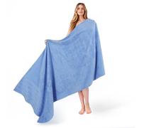 American Soft Linen - Toalla de baño Extragrande de 89 x 178 cm, Lujosa Toalla de algodón Turco de Primera Calidad de máxima suavidad y absorción - Azul Cielo