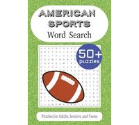 American Sports Word Search Puzzle Book: Word Searches with Easy to Read Print about American Sports, Football and More | 6x9 inches, 110 pages | 50+ ... … Gift for Vacations, Holidays and Relaxation