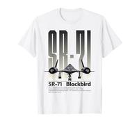 American SR71 Blackbird Spy Avión Militar Aviación Arte Camiseta